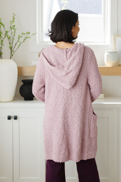 Cardigan à capuche doux Wisteria (exclusivité en ligne)