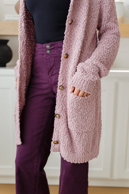 Soft Wisteria Hooded Cardigan (Online Exclusive)