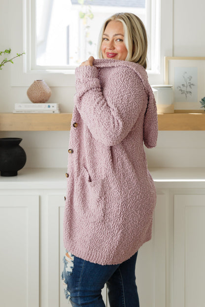 Cardigan à capuche doux Wisteria (exclusivité en ligne)