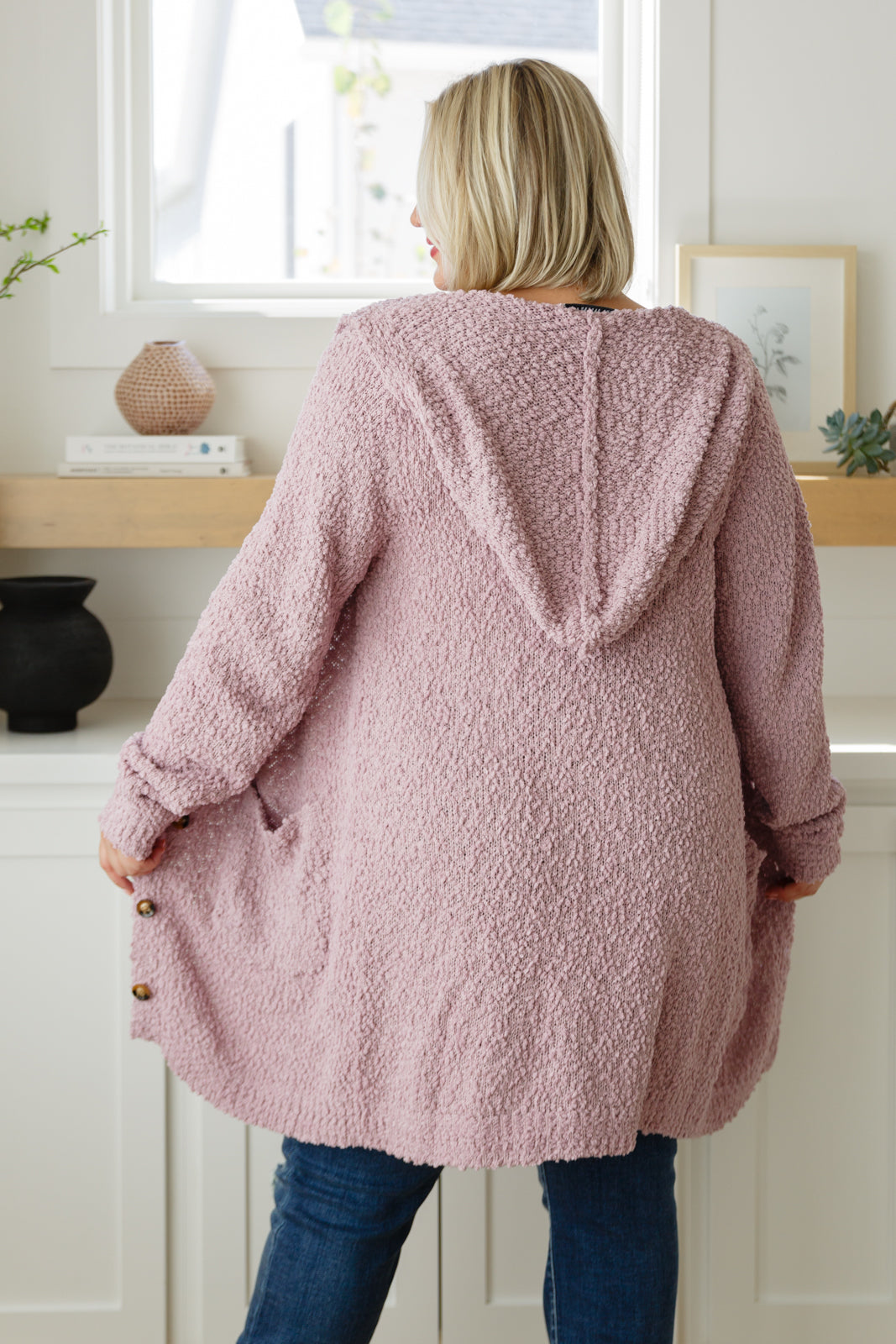 Soft Wisteria Hooded Cardigan (Online Exclusive)