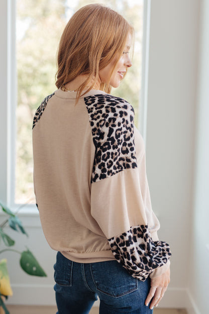 Sometime Safari Animal Print Top (Online Exclusive)