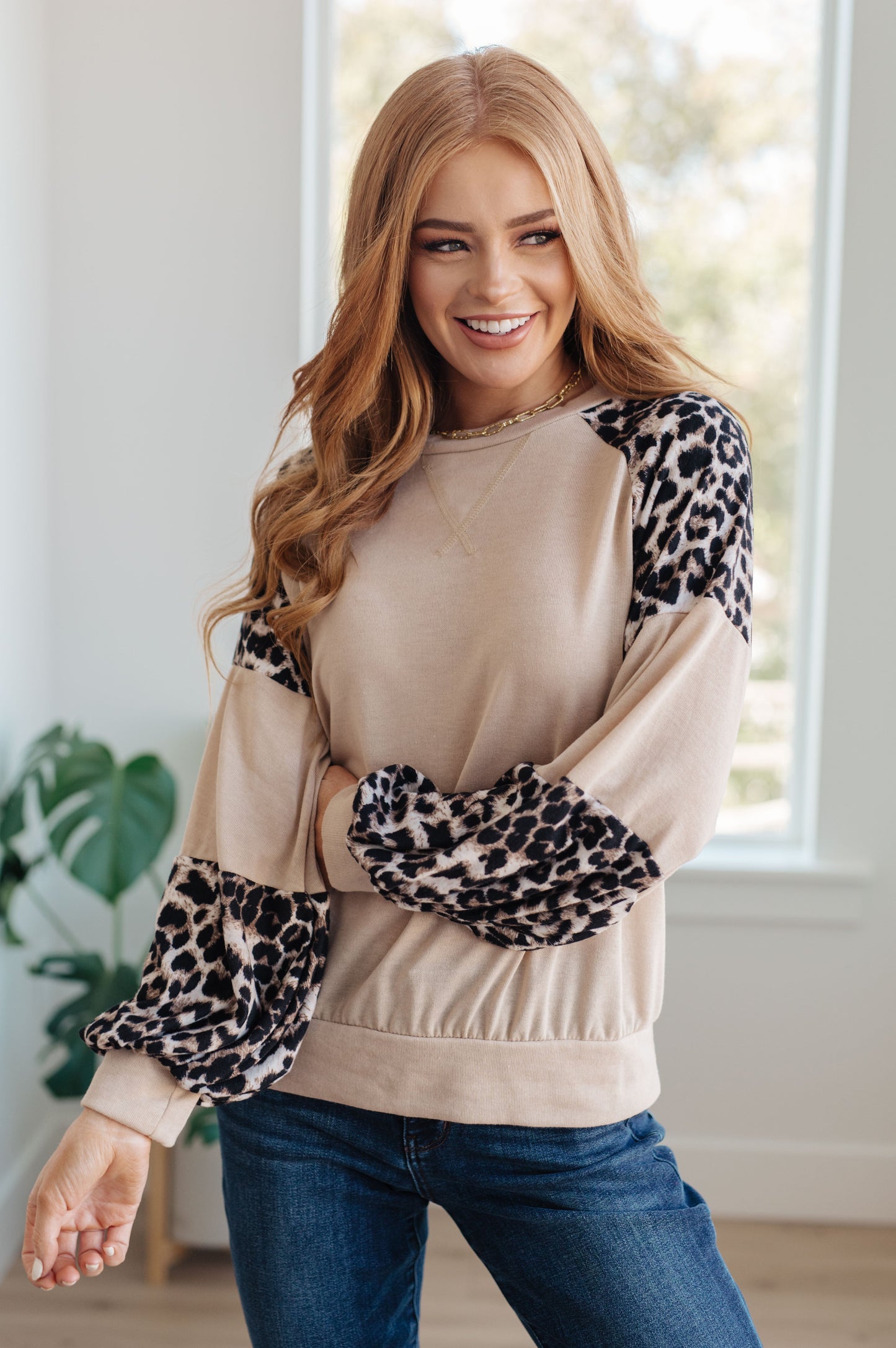 Sometime Safari Animal Print Top (Online Exclusive)