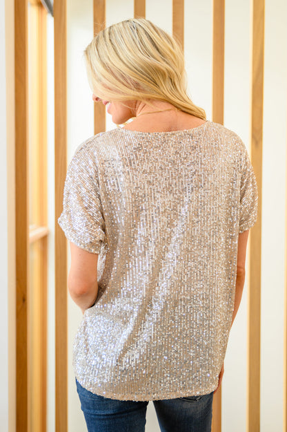 Sparkling Night Blouse in Silver (Online Exclusive)