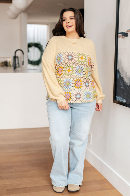 Square Dance Granny Square Sweater (Online Exclusive)