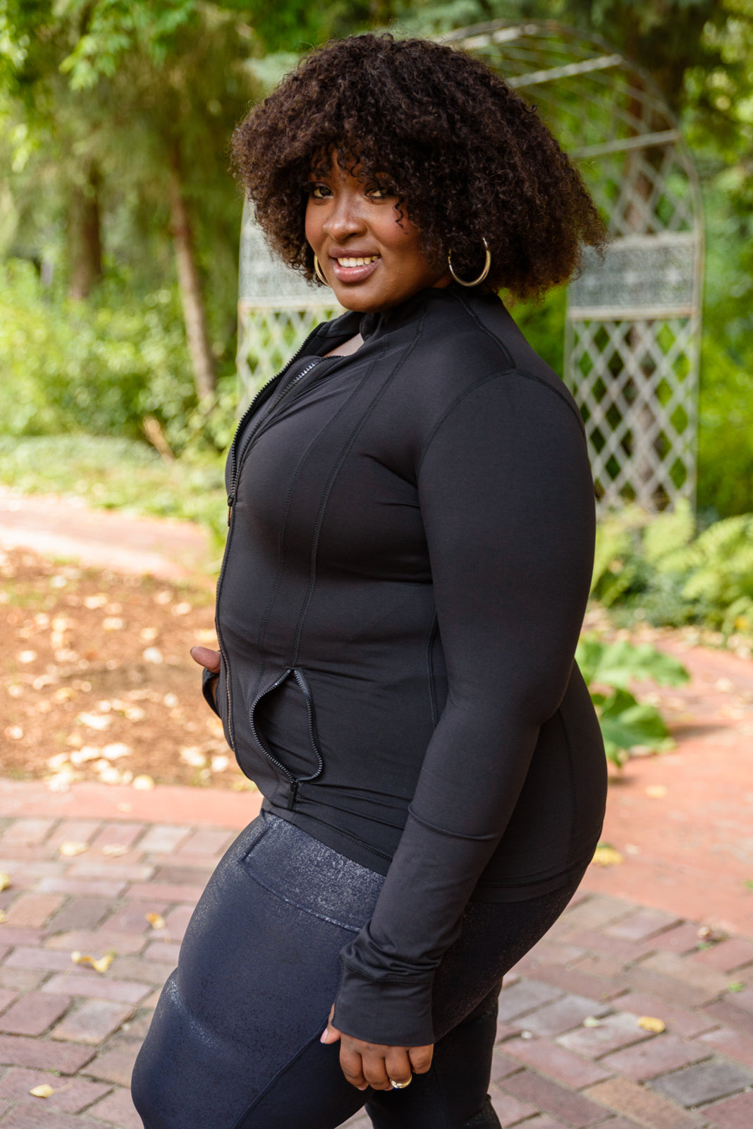 Staying Swift Activewear Jacket In Black (Online Exclusive)