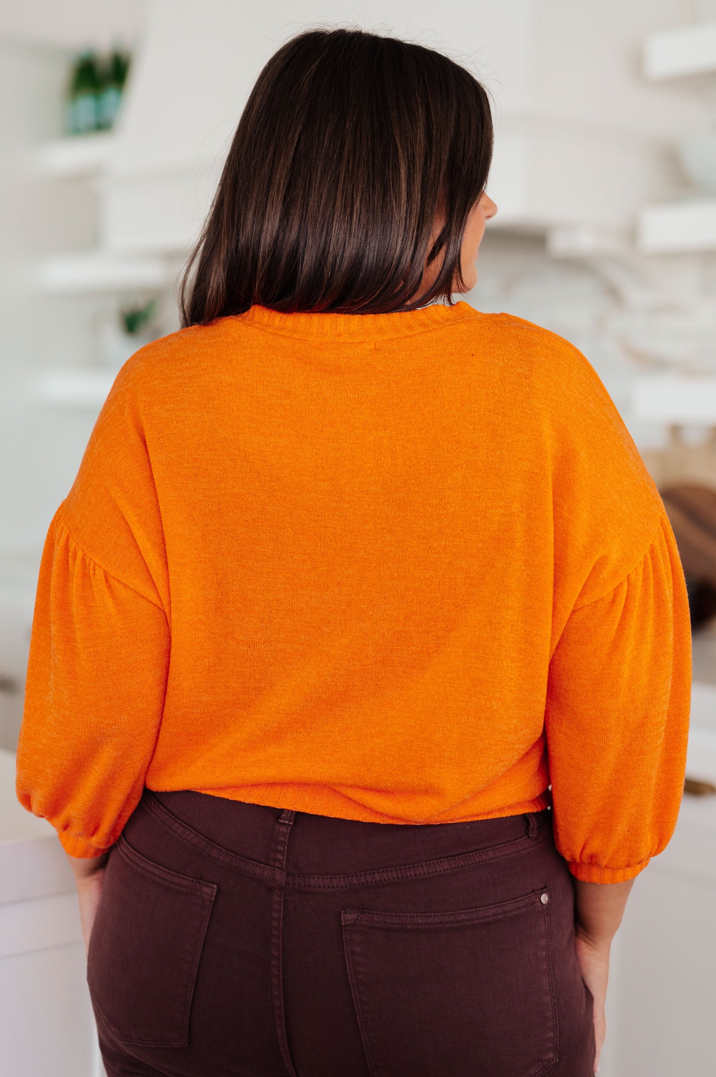 Subway Station Sweater in Orange (Online Exclusive)