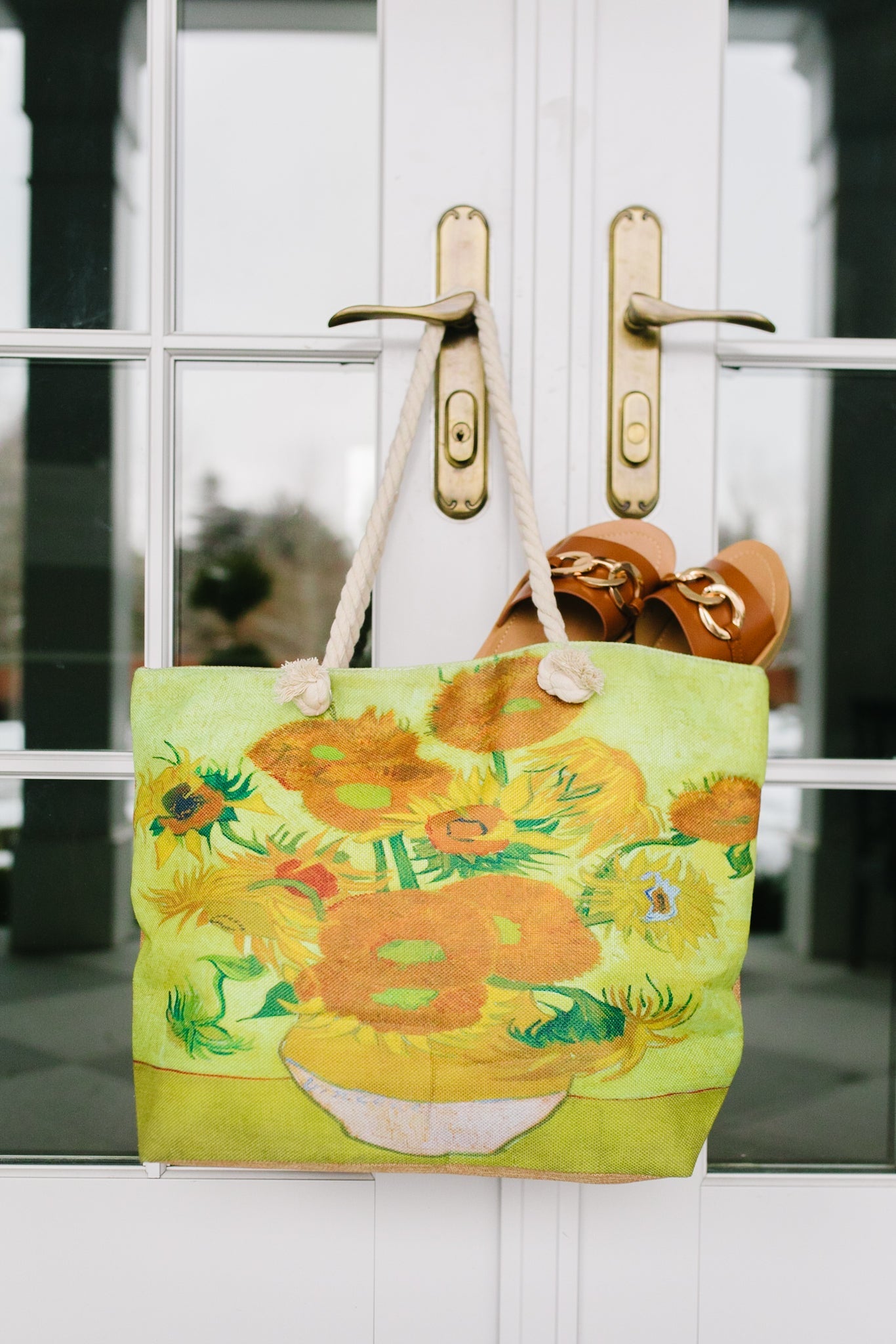 Sunflower Painting Tote (Online Exclusive)