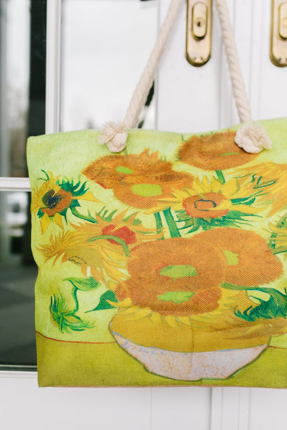 Sunflower Painting Tote (Online Exclusive)