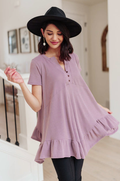 Sweet Breeze Tunic Dress in Lavender (Online Exclusive)