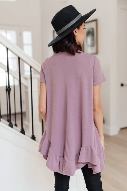 Sweet Breeze Tunic Dress in Lavender (Online Exclusive)