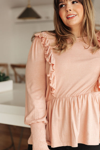 Sweet Confession Top In Blush (Online Exclusive)