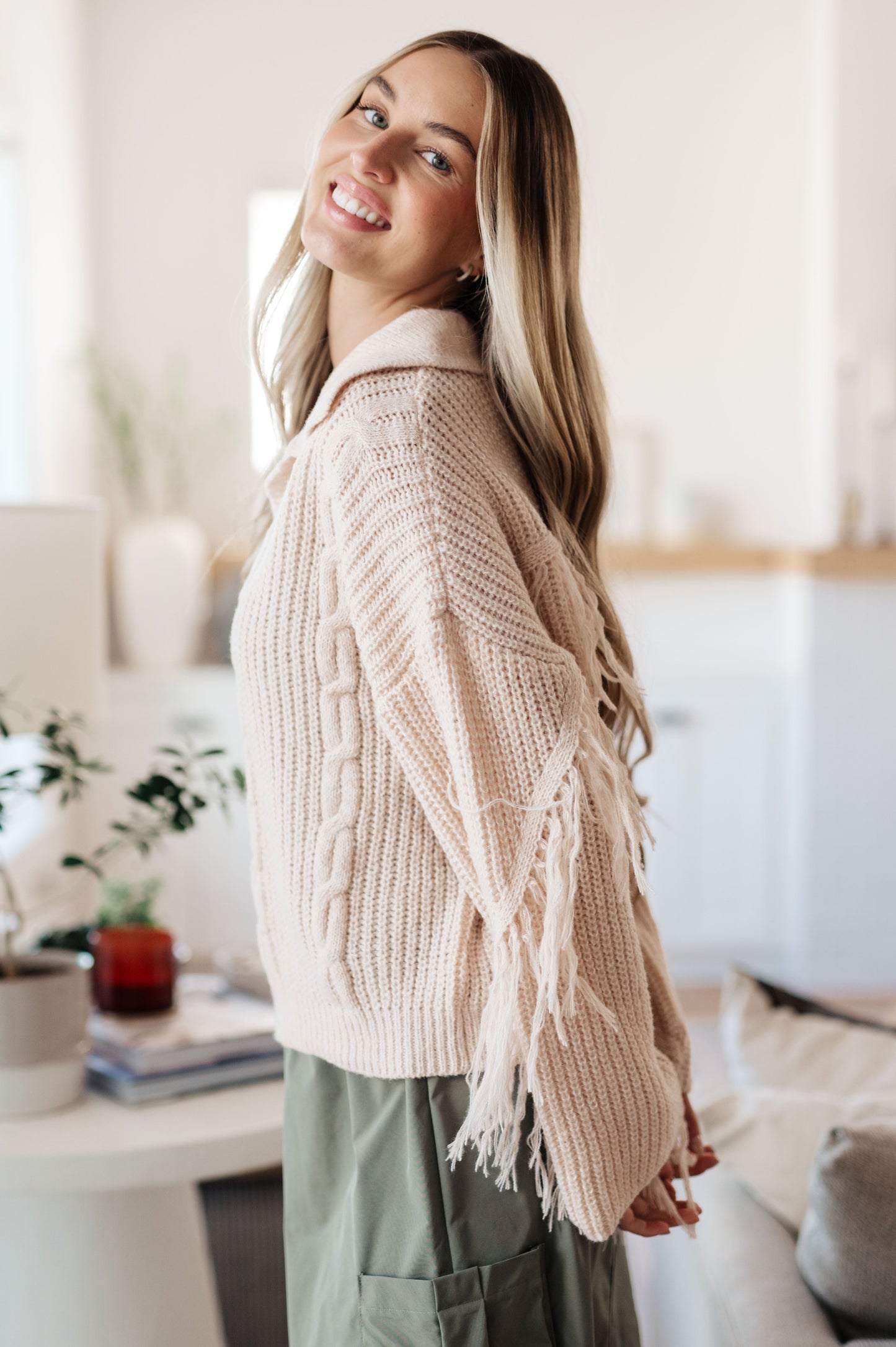 Sweet Surrender Fringe Sweater (Online Exclusive)