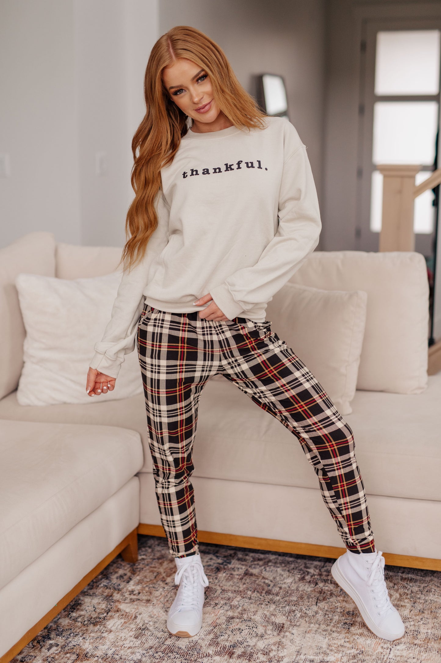 Your New Favorite Joggers in Autumn Plaid (Online Exclusive)