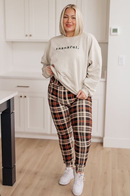 Your New Favorite Joggers in Autumn Plaid (Online Exclusive)