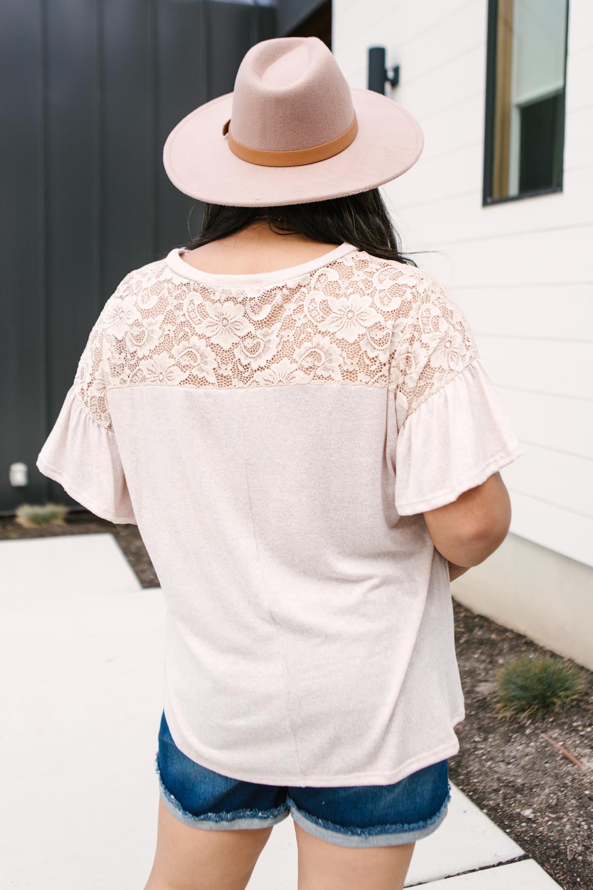 The Looking Around In Lace Top (Online Exclusives)