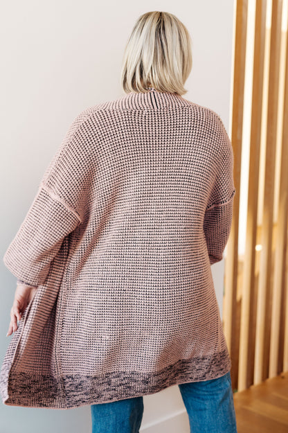 The Way It Was Cardigan in Mauve (Online Exclusive)