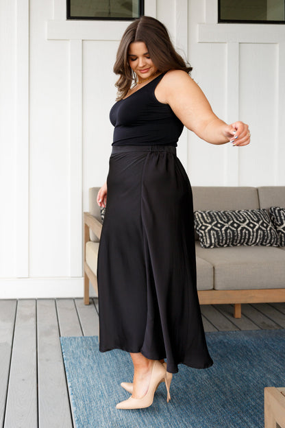 Timeless Tale Maxi Skirt in Black (Online Exclusive)