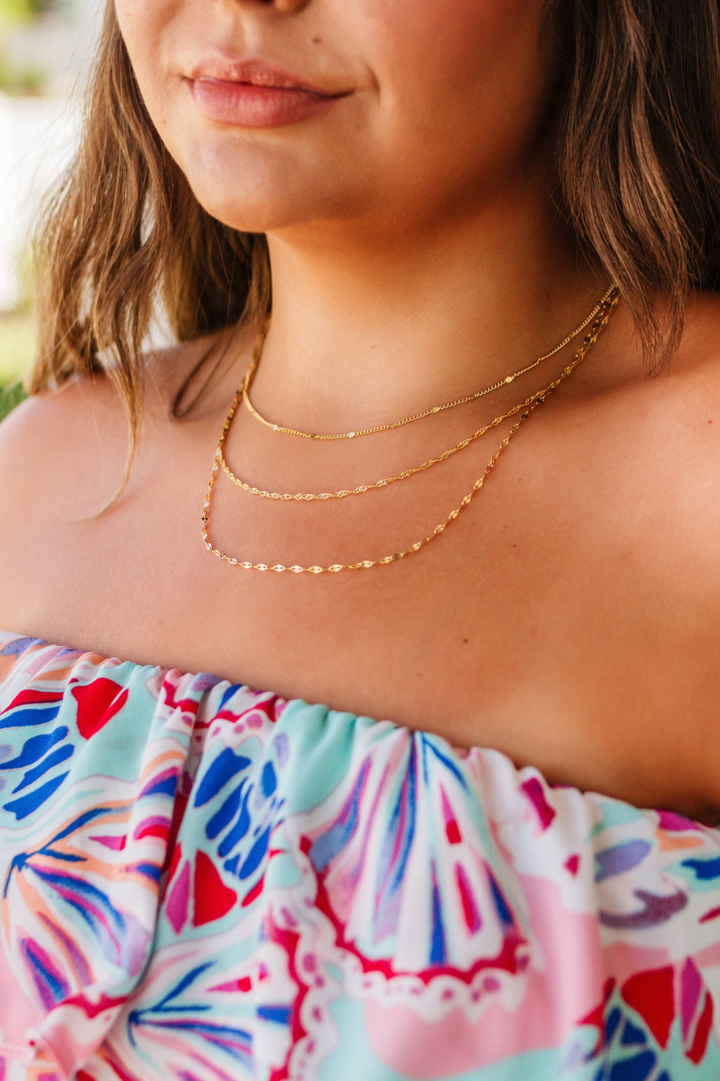 Triple Layered Necklace (Online Exclusive)