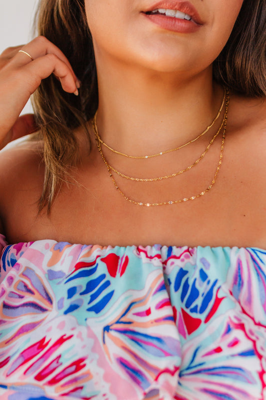 Triple Layered Necklace (Online Exclusive)