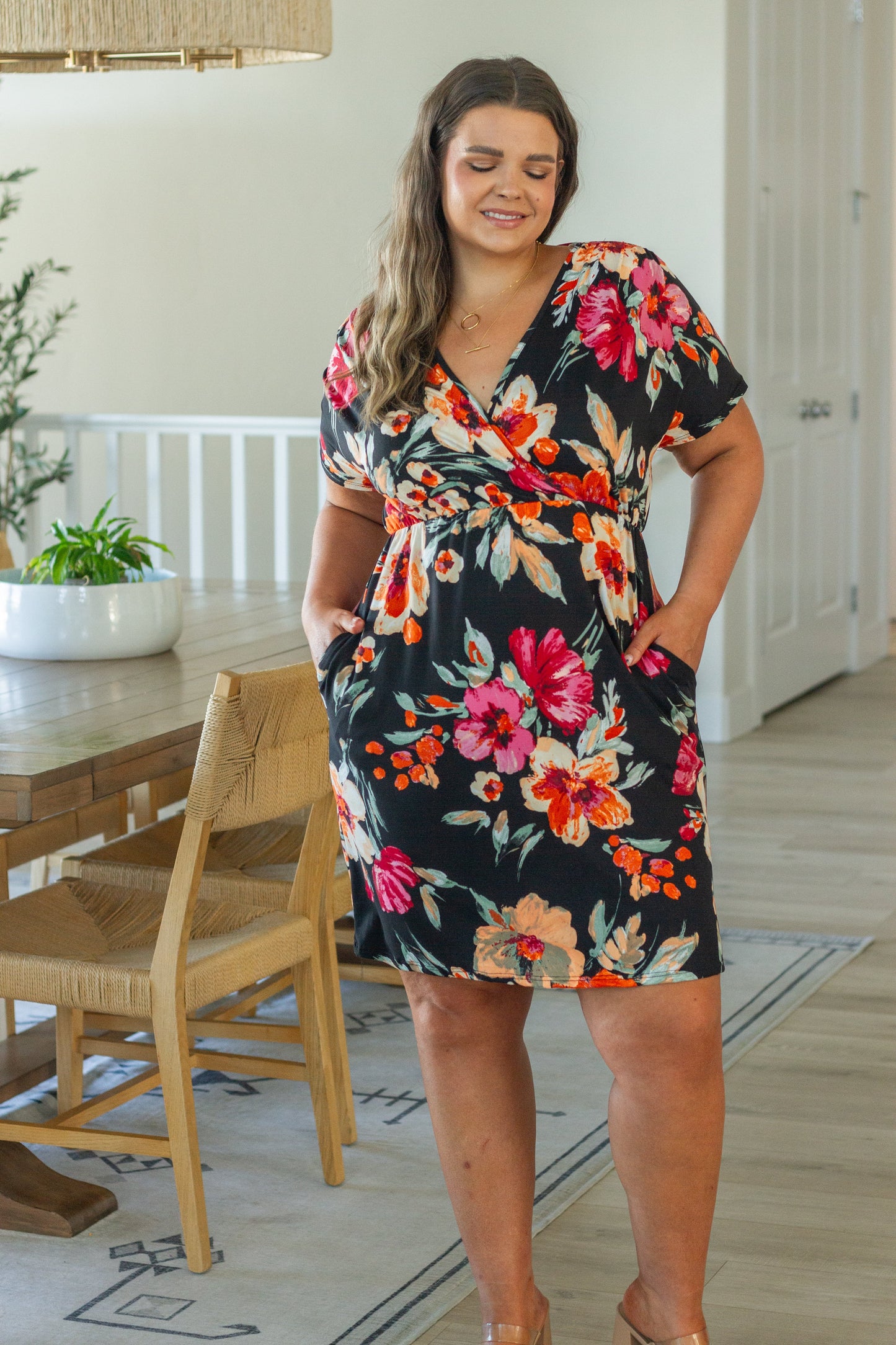 Tropical Getaway Floral Dress (Online Exclusive)