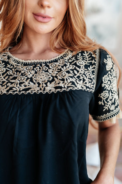 Try Again Embroidered Top (Online Exclusive)