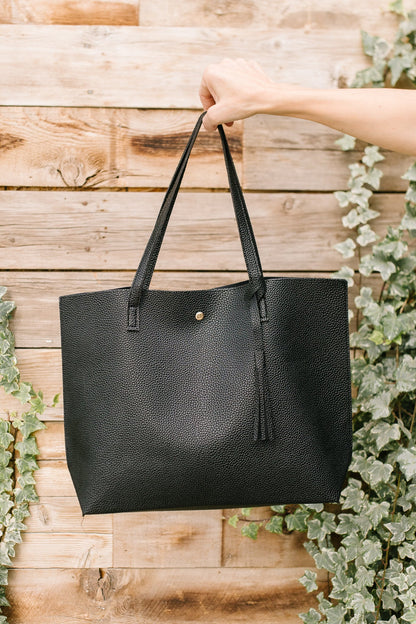 Valerie Faux Leather Tote Bag (Online Exclusive)