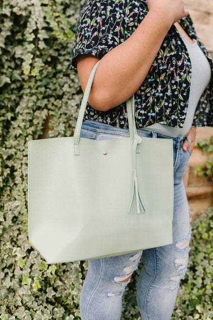 Valerie Faux Leather Tote Bag (Online Exclusive)