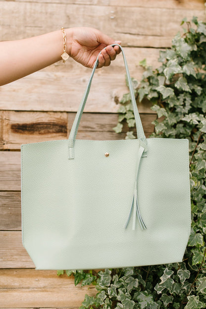 Valerie Faux Leather Tote Bag (Online Exclusive)