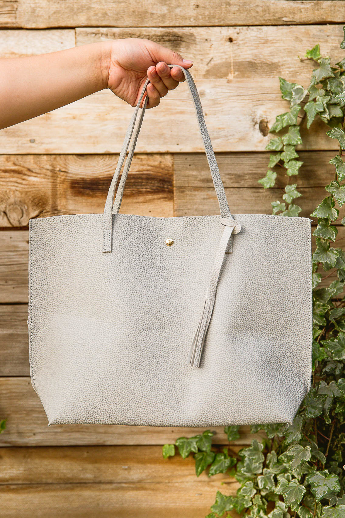 Valerie Faux Leather Tote Bag (Online Exclusive)