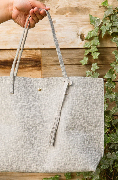 Valerie Faux Leather Tote Bag (Online Exclusive)