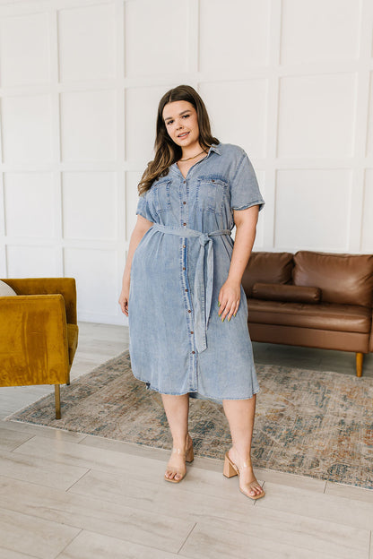 Wait For It Denim Shirtdress (Online Exclusive)