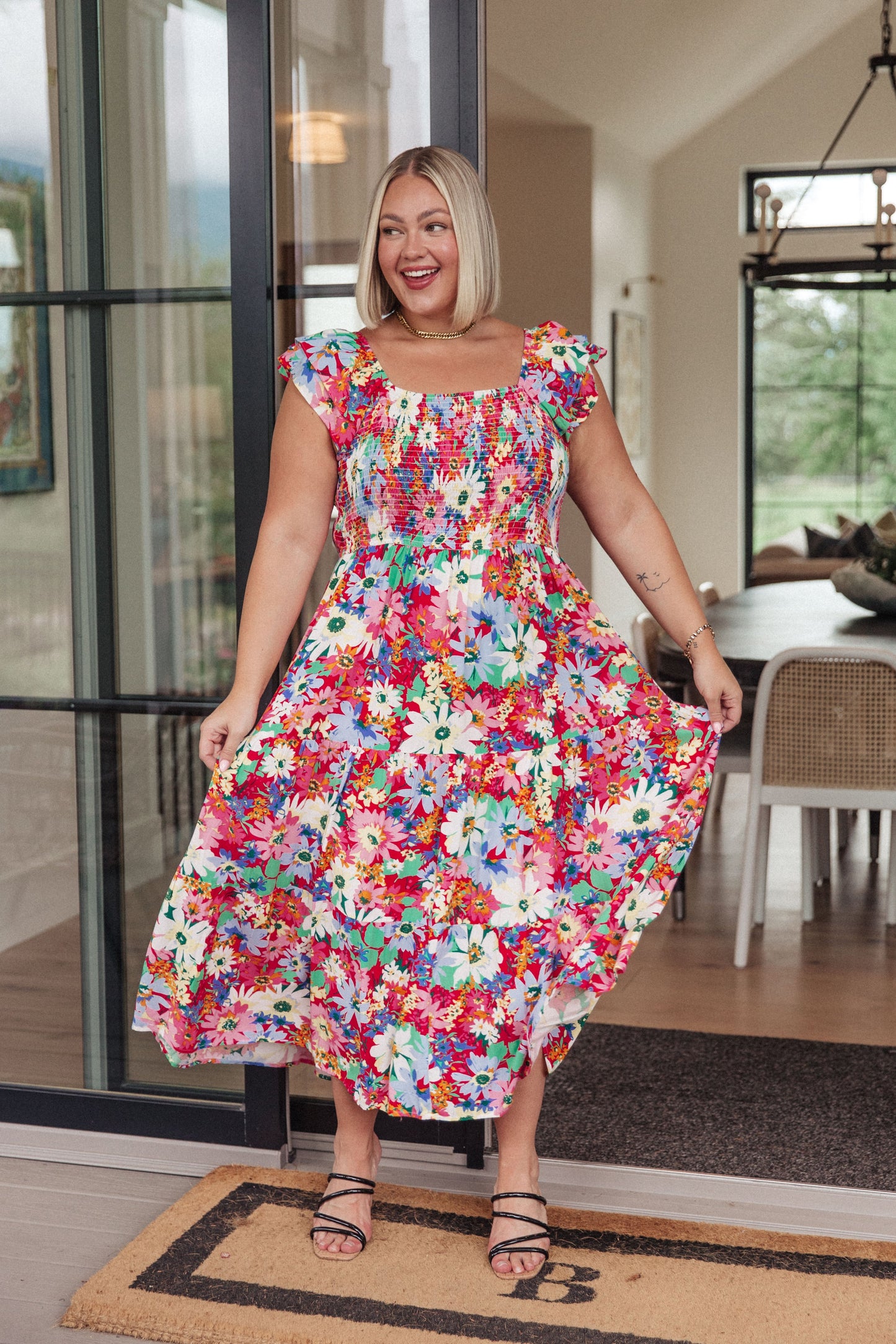 Robe longue Walk in the Flowers (Exclusivité en ligne)