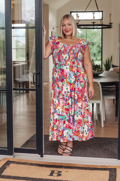 Robe longue Walk in the Flowers (Exclusivité en ligne)