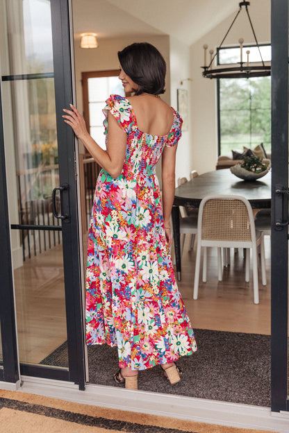 Robe longue Walk in the Flowers (Exclusivité en ligne)