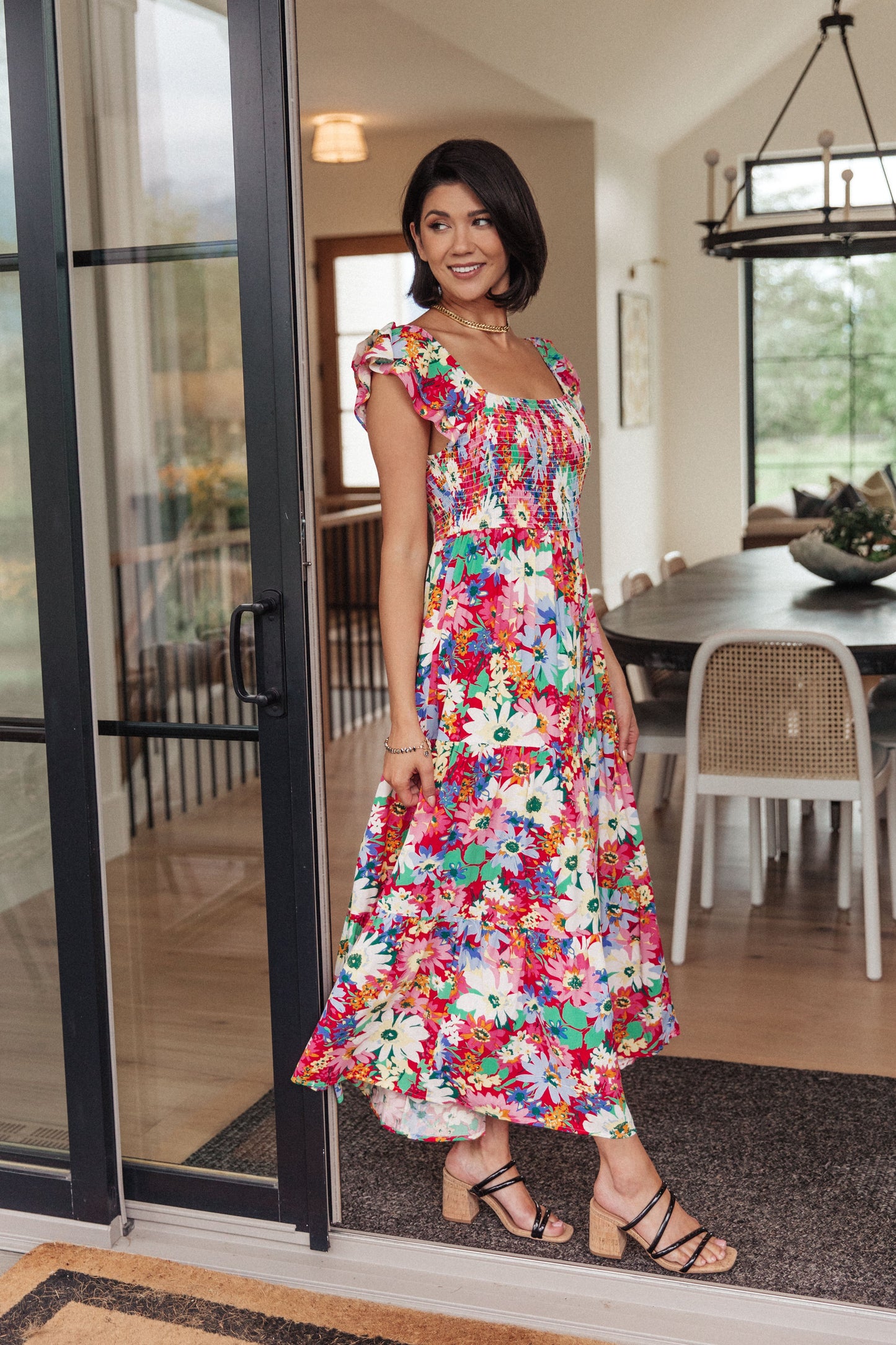 Robe longue Walk in the Flowers (Exclusivité en ligne)