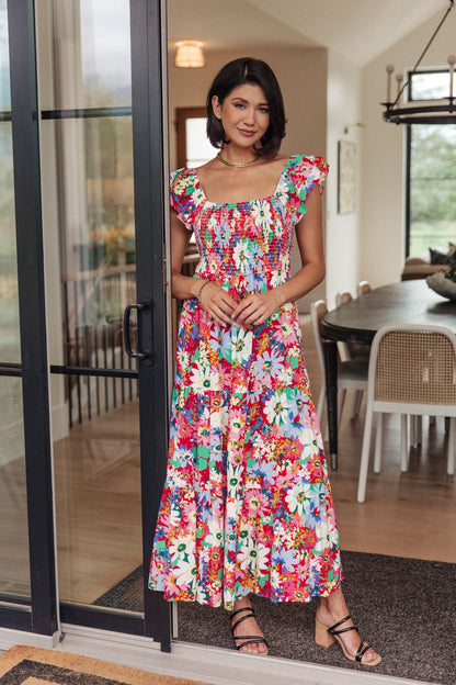 Robe longue Walk in the Flowers (Exclusivité en ligne)