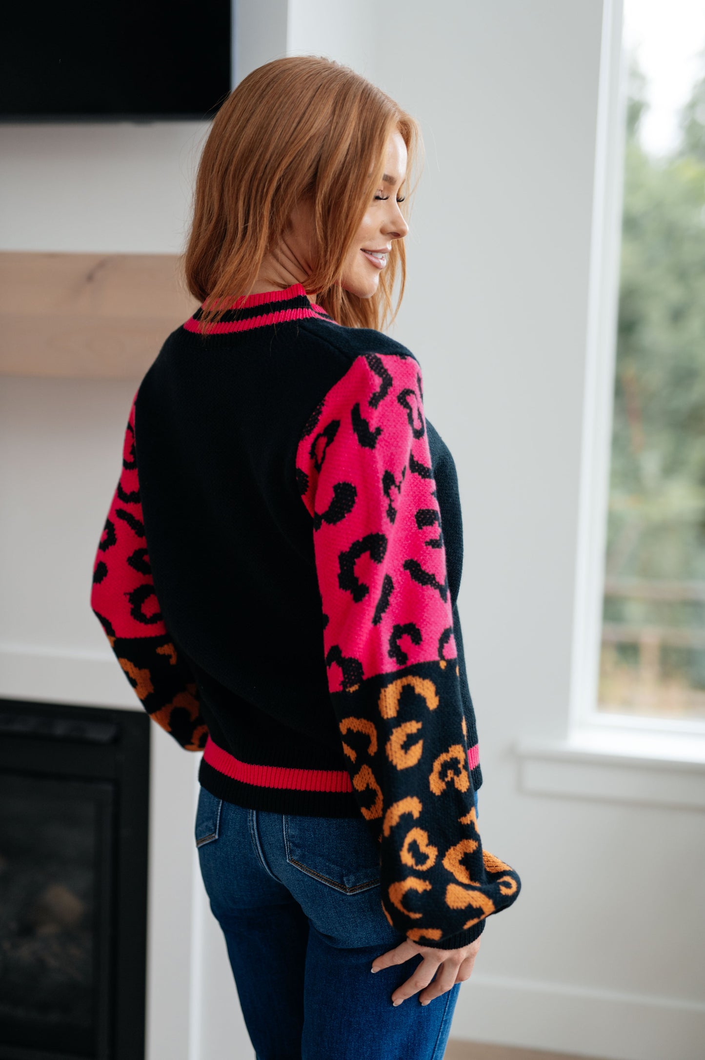 Wild About You Animal Print Sweater (Online Exclusive)