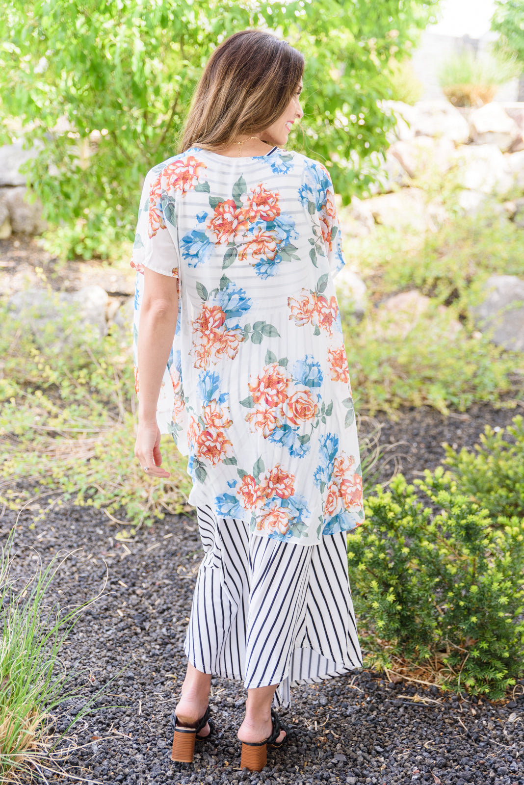Wildflower Kimono in White (Online Exclusive)