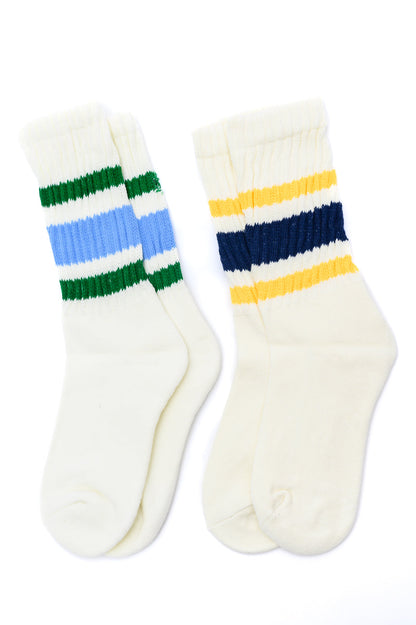 Los mejores calcetines para papá del mundo en azul marino y amarillo (exclusivo en línea) 