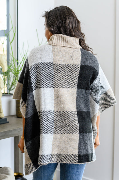 Your Next Favorite Roll Neck Sweater Poncho (Online Exclusive)