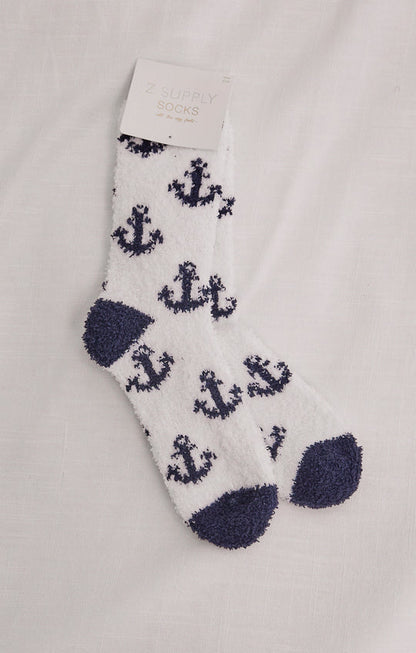 Chaussettes de marin en peluche