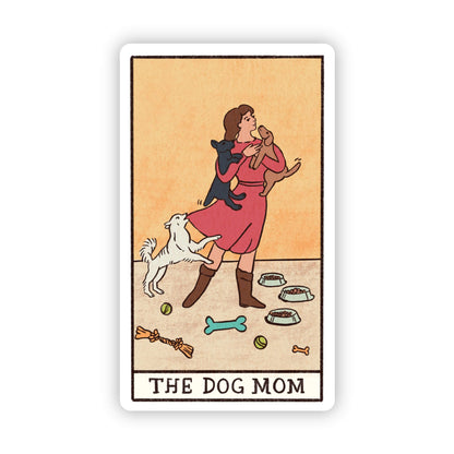 Carte de tarot "La maman chien" Sticker