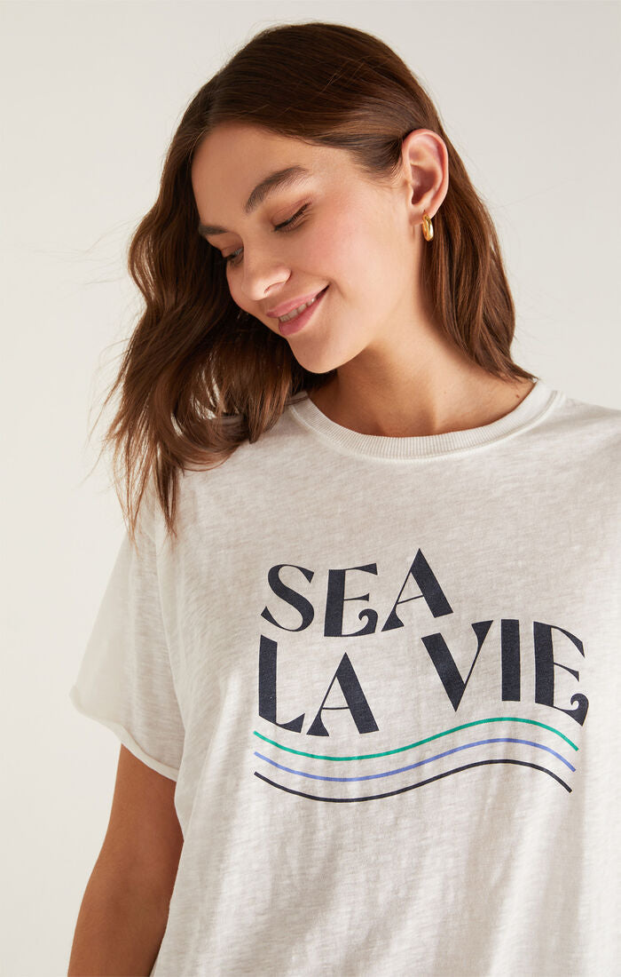 Oversized Sea La Vie Tee