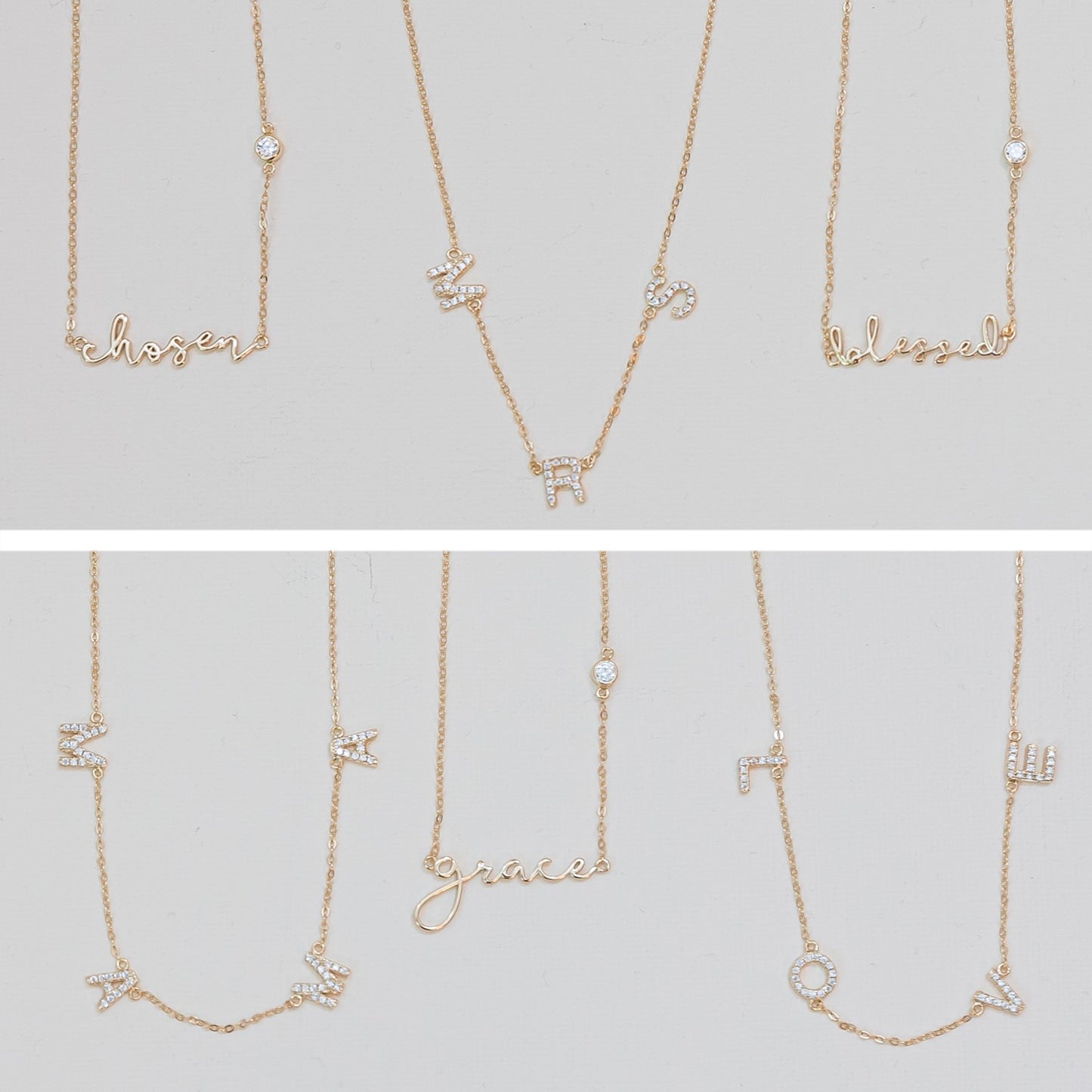 Luxe Identity Necklaces - Gold